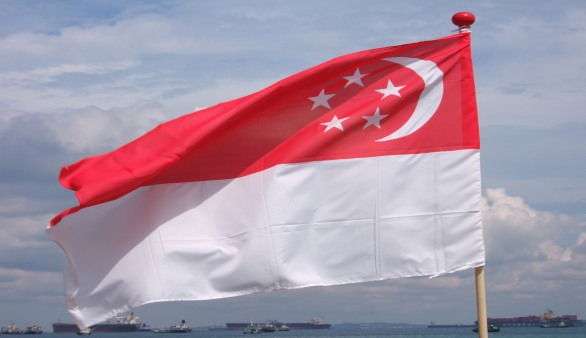 Flagge von Singapur
