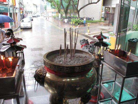 Tempel in Chinatown in Singapur