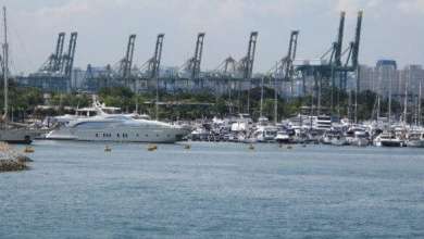 Yachthafen in Singapur